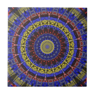 Azulejo Cerâmico Mandala Decorativo