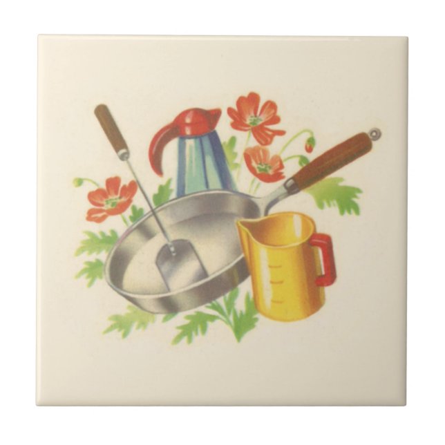 Azulejo cerâmico, MATRIZ DE COZINHA Pequena "A" (Frente)