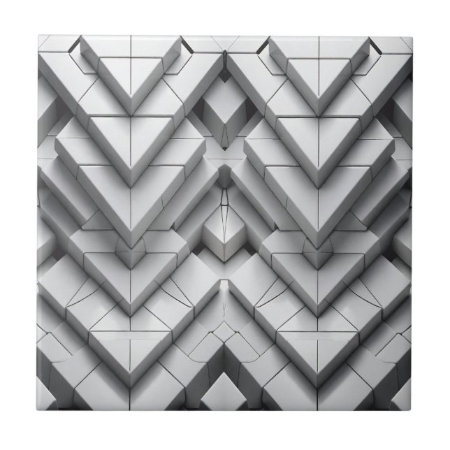 Azulejo cerâmico monocromático (Frente)