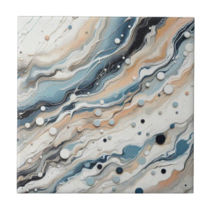 Azulejo cerâmico Ondas e Pontos