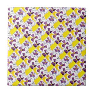 azulejo cerâmico "Pansy #4 Tild"