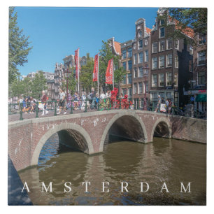 azulejo cerâmico para ponte de Amsterdã
