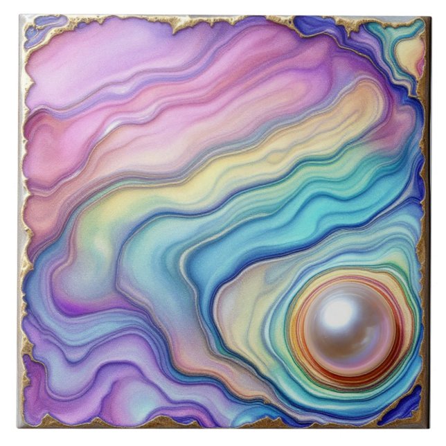 Azulejo cerâmico Pearl Mosaic Delight (Frente)
