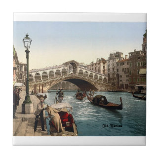 Azulejo cerâmico, Pequeno (4,25" x 4,25") Veneza a