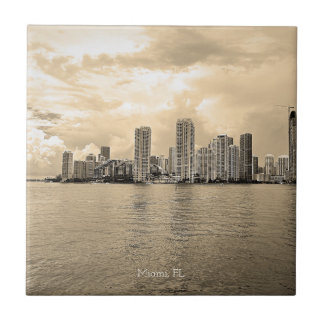 Azulejo cerâmico personalizado - Miami, Flórida