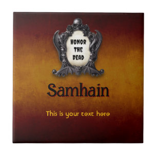 Azulejo Cerâmico Personalizável de Samhain