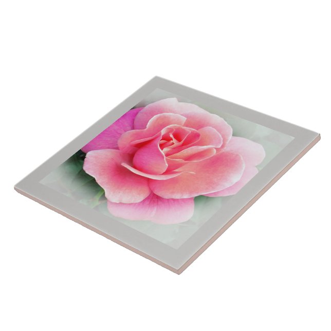 Azulejo cerâmico PINK ROSE (Lateral)