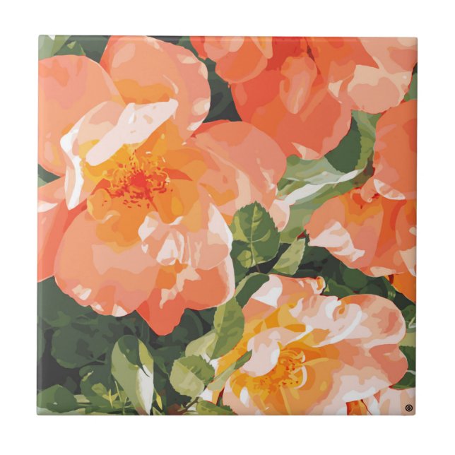 Azulejo cerâmico PinkMagnolia (Frente)