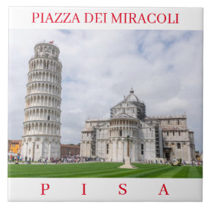 azulejo cerâmico Pisa Piazza dei Miracoli