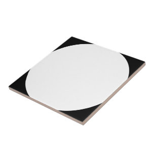 Azulejo cerâmico preto/branco