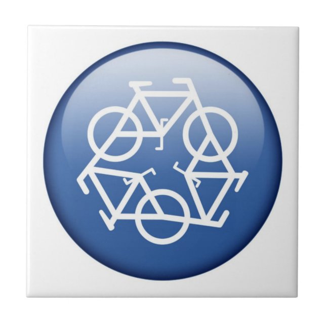 Azulejo cerâmico repedalado (Frente)