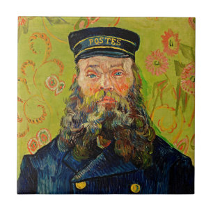 Azulejo Cerâmico Retrato de Van Gogh O Carteiro