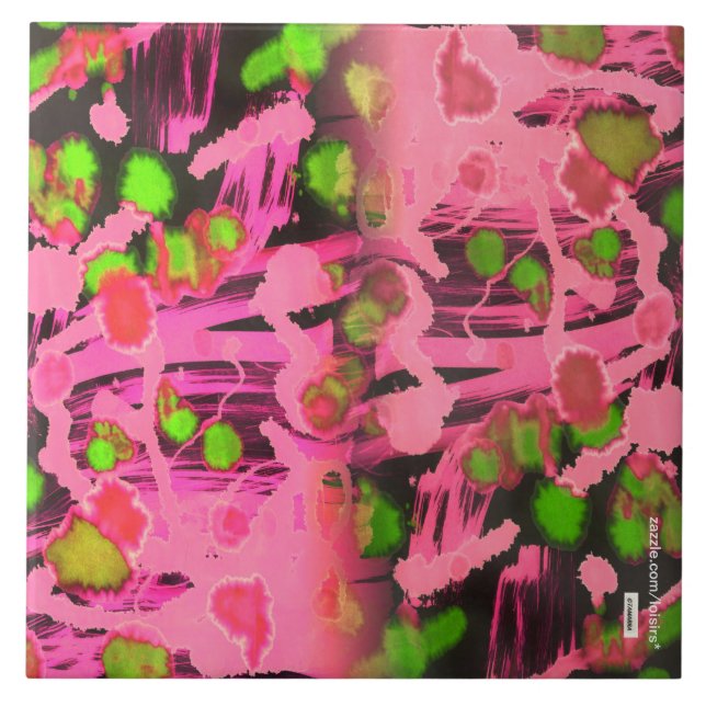 Azulejo Cerâmico Rosa (Frente)