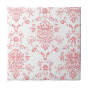 Azulejo cerâmico Rosa Damask