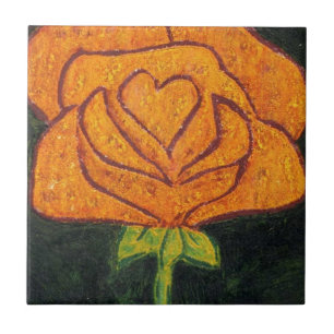 Azulejo cerâmico "Rosa Heart nº 2" da cozinha