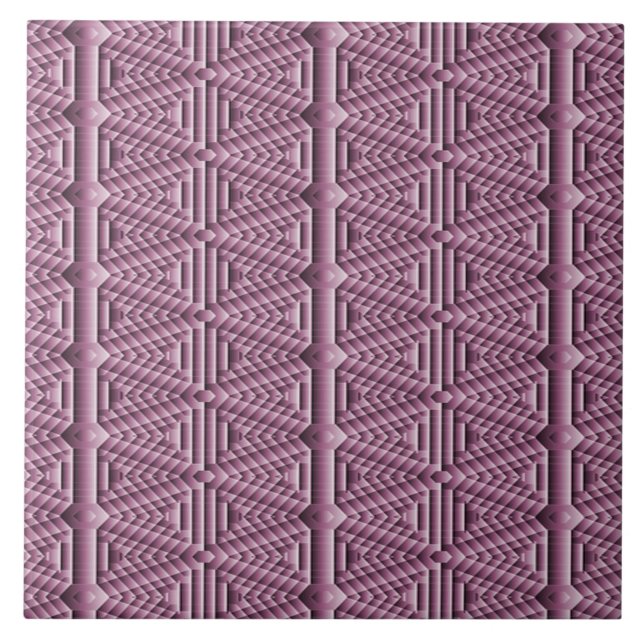 Azulejo cerâmico roxo (Frente)