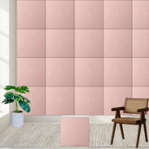 Azulejo cerâmico texturizado cor-de-rosa