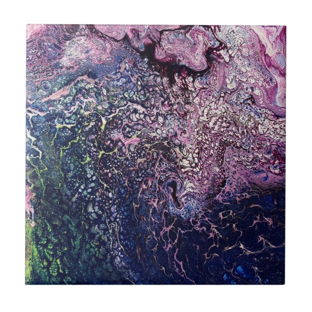 Azulejo cerâmico "The Force" por Johnson Abstrato  (Frente)