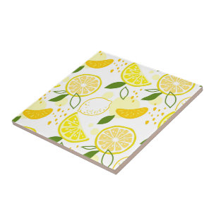 Azulejo cerâmico/Trivet-Lemons Azulejo cerâmico