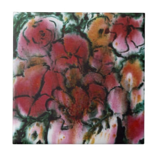 azulejo cerâmico "Vaso rosa" de cozinha