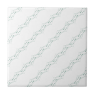 Azulejo cerâmico Verde Sol Branco