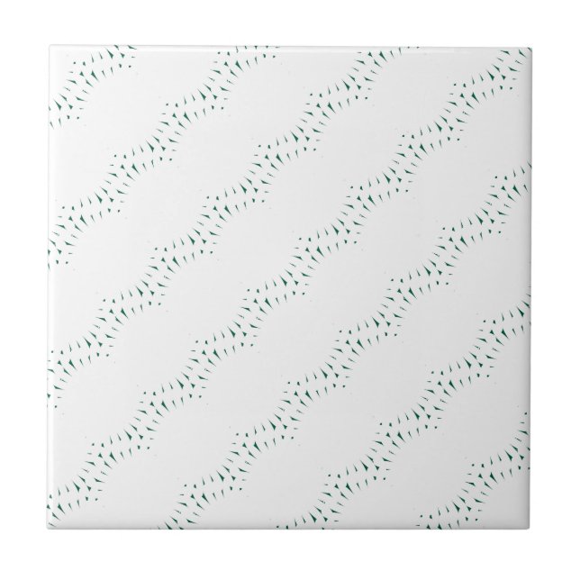 Azulejo cerâmico Verde Sol Branco (Frente)