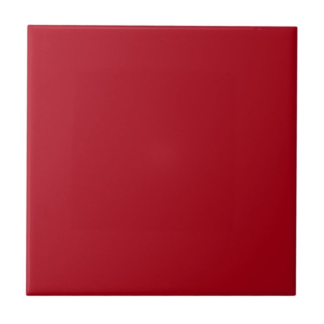 Azulejo Cerâmico Vermelho de Natal (Frente)