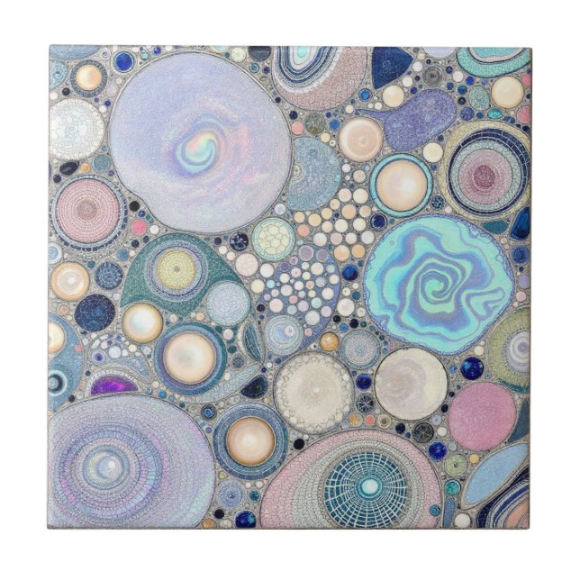 Azulejo cerâmico Vibrante do Espectro de Forma (Frente)