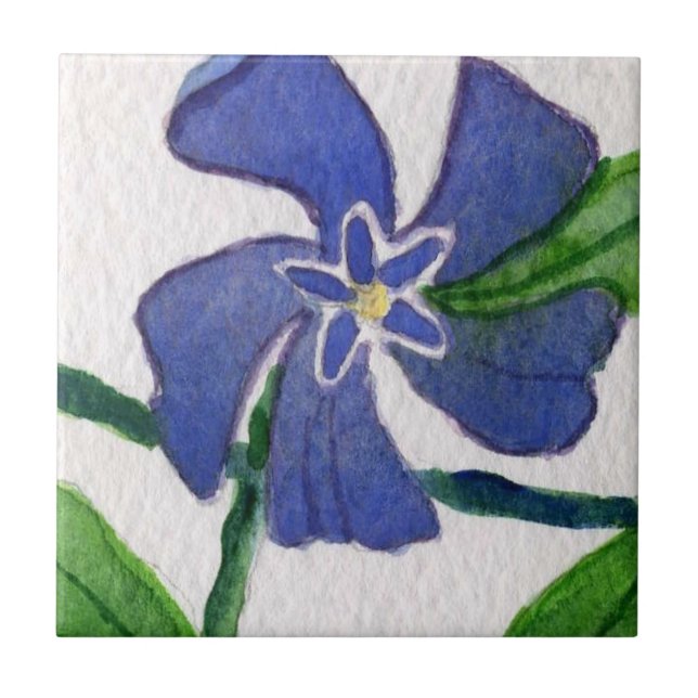 azulejo cerâmico "Vinca Vine" (Frente)