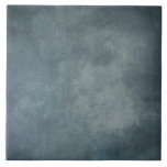 Azulejo cerâmico Vintage Blue Faux<br><div class="desc">A textura azul escura numa linda cor azul-meteorizada. Perfeito para uma fazenda e um azulejo de cerâmica de decoração de casacos. 100% de satisfação do cliente com o "Zazzle" todos os dias.</div>
