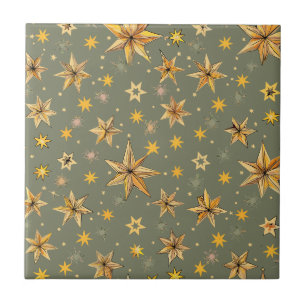 Azulejo cerâmico Vintage Celestial Design