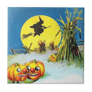 Azulejo cerâmico Vintage Halloween