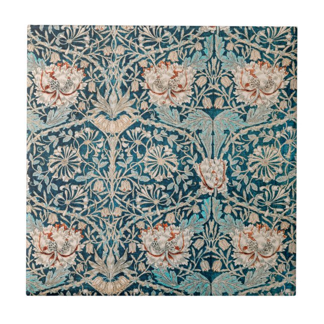 Azulejo CERÂMICO WILLIAM MORRIS "HONEYSUCKLE" (Frente)