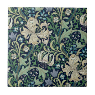AZULEJO CERÂMICO ; WILLIAM MORRIS : HONEYSUCKLE