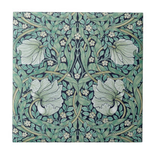 AZULEJO CERÂMICO ; WILLIAM MORRIS : PIMPERNEL