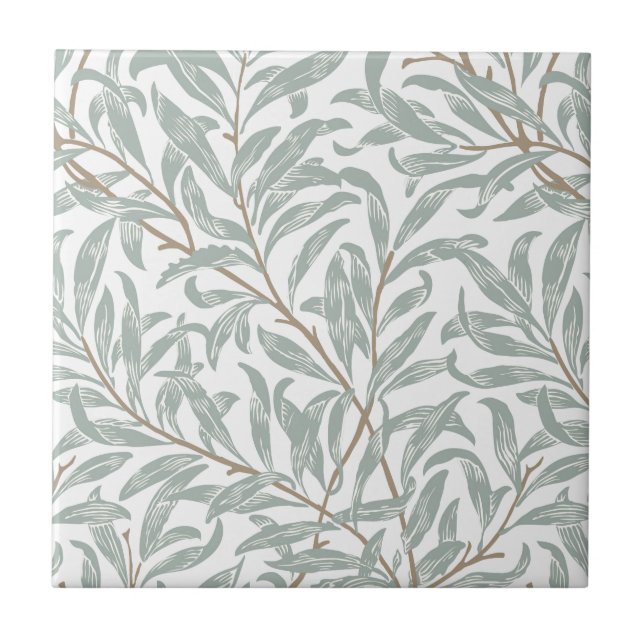 AZULEJO CERÂMICO ; WILLIAM MORRIS : WILLOW (Frente)