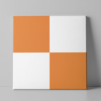 Azulejo Cerâmico Xadrez Laranja Outonal