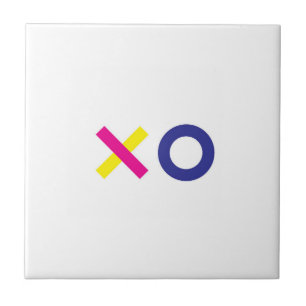 Azulejo cerâmico XO
