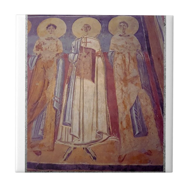 Azulejo cermical mural romântico histórico (Frente)