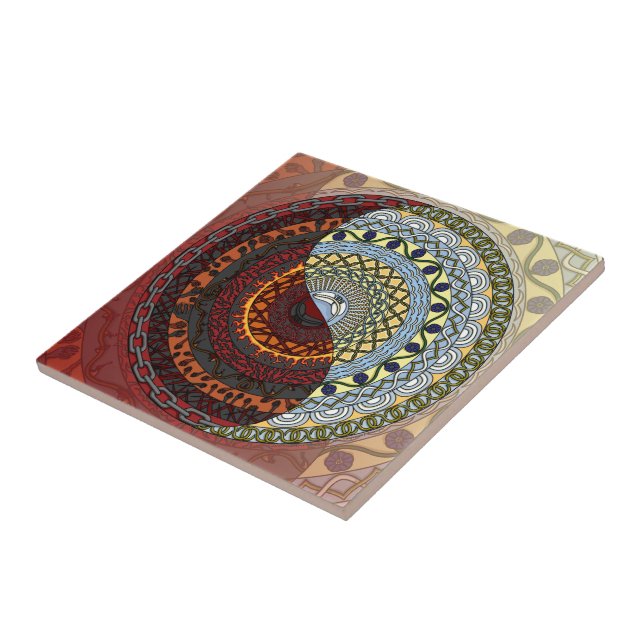 Azulejo Céu e Inferno (Lateral)