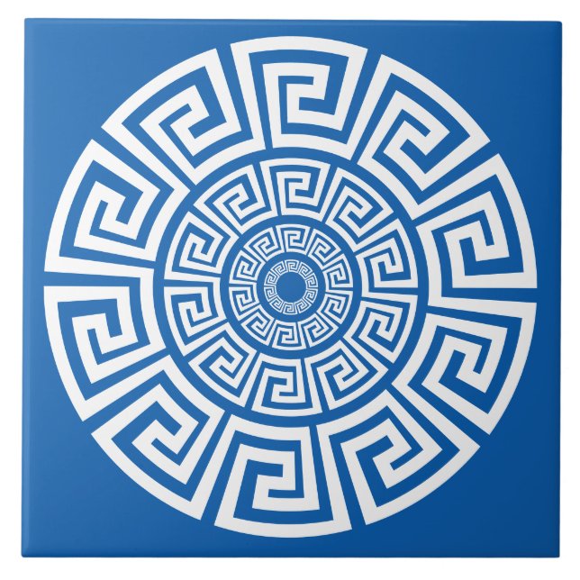 Azulejo Chave Design Cerâmica Grega (Frente)