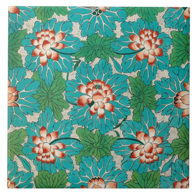 Azulejo chinês do ornamento (Frente)