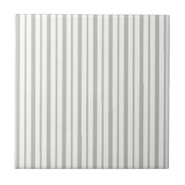 Azulejo Cinza e Branco Listrado Quadrado