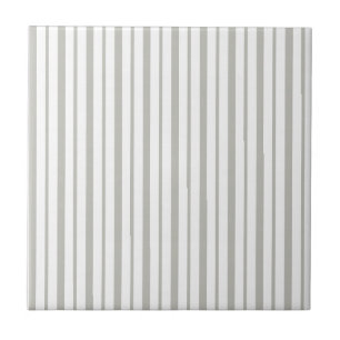 Azulejo Cinza e Branco Listrado Quadrado