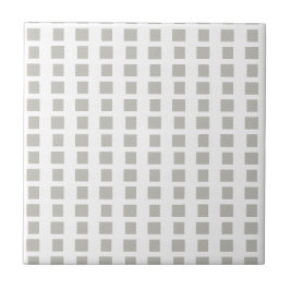 Azulejo Cinza e Branco Listrado Quadrado