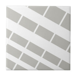 Azulejo Cinza e Listra Branca