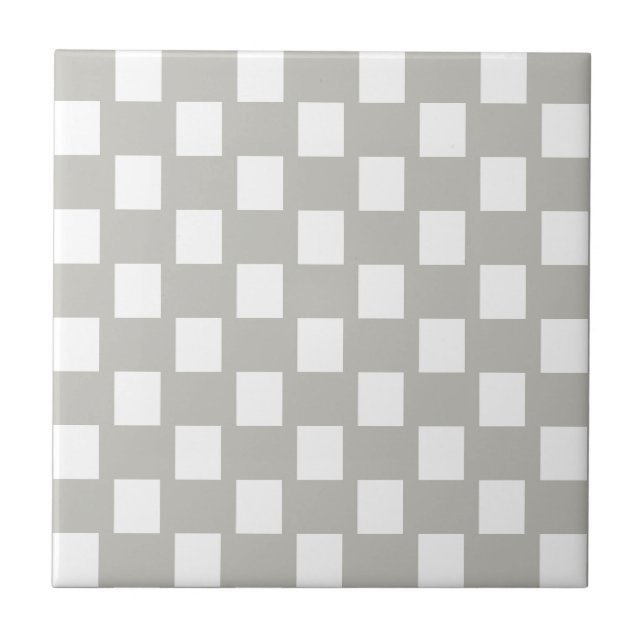 Azulejo Cinza e Listra Branca Quadrado (Frente)