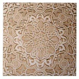 Azulejo cinzelado do teste padrão