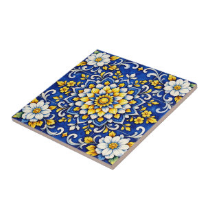 Azulejo Cobalt Garden Glow 