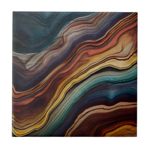 Azulejo Colorido de Madeira